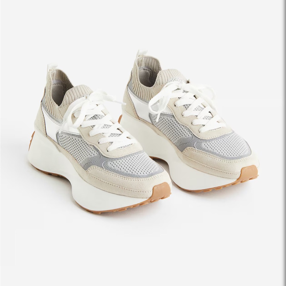 H&M Chunky Platform Sneaker Trainers Size 6 / 36
